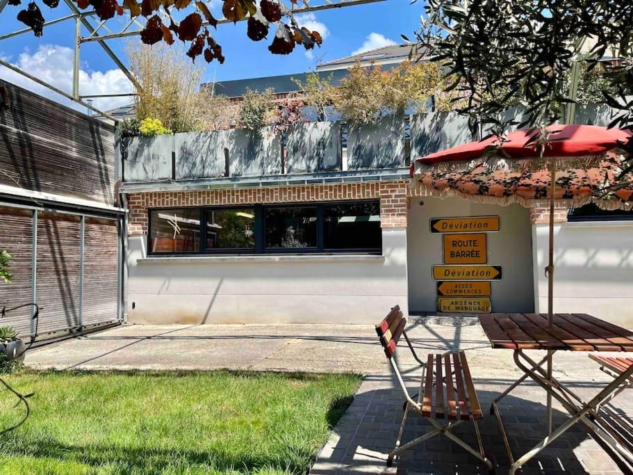Rare ! Loft Atypique Centre-Ville Parking Jardin ランス エクステリア 写真