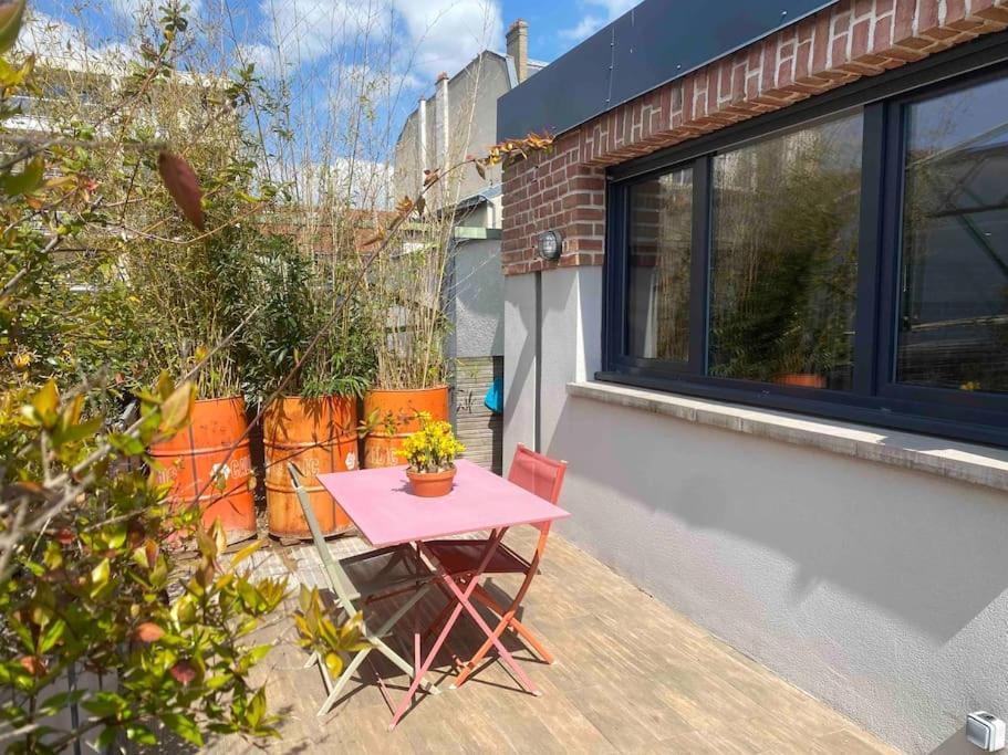 Rare ! Loft Atypique Centre-Ville Parking Jardin ランス エクステリア 写真