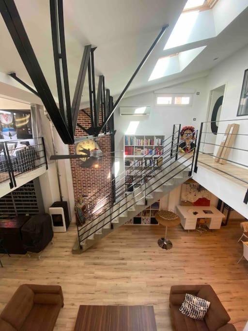Rare ! Loft Atypique Centre-Ville Parking Jardin ランス エクステリア 写真