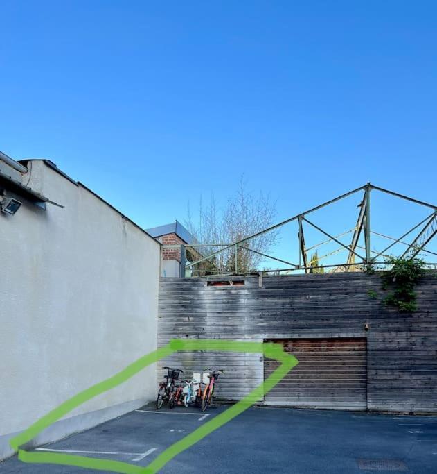 Rare ! Loft Atypique Centre-Ville Parking Jardin ランス エクステリア 写真